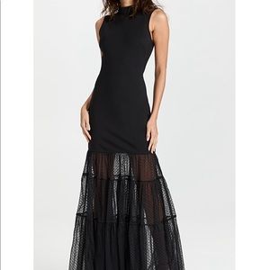 Staud Daffodil Sleeveless Tiered Hem Maxi Dress